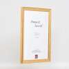 Cornice per foto in legno Effect Profil 41 Antikgold 40x40 cm Vetro museale