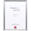 Cornice per foto in legno Effect Profil 41 Argento 45x60 cm Vetro museale