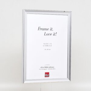 Cornice per foto in legno Effect Profilo 41 Argento 50x75 cm Vetro museale