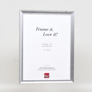 Cornice per foto in legno Effect Profil 41 Argento 14,8x21 cm Vetro museale