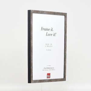 Cornice per foto in legno Effect Profilo 42 Vetro museale Antracite 21x29,7 cm