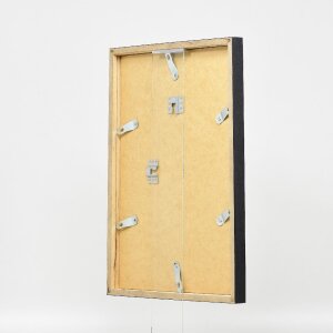 Cornice per foto Effect in legno con profilo 42, vetro museale antracite, 24x30 cm