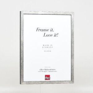 Cornice per foto in legno Effect con profilo in legno 42, vetro museale argento, 29,7x42 cm