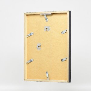 Cornice per foto Effect con profilo in legno 42 vetro museale argento 45x80 cm