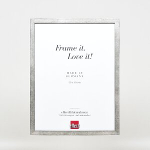 Cornice per foto Effect in legno profilo 42 con vetro museale argento 61x91,5 cm