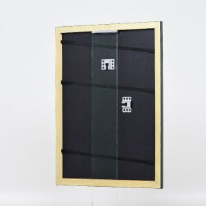 Cornice per foto in legno effect Profil 43 Verde Tanne 10x10 cm con vetro museale