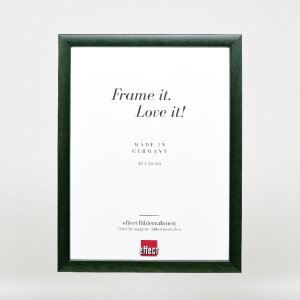 Cornice per foto in legno effect Profil 43 Verde Tanne 10x10 cm con vetro museale