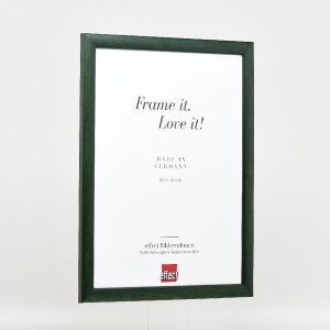 Cornice per foto in legno effect Profil 43 Verde Tanne 10x10 cm con vetro museale