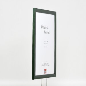 Cornice per foto in legno effect Profil 43 Verde Tanne 10x10 cm con vetro museale