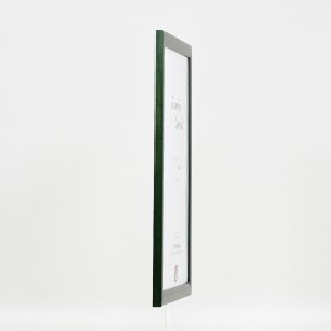 Cornice per foto in legno effect Profil 43 Verde Tanne 10x10 cm con vetro museale