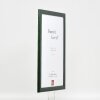 Cornice per foto in legno effect Profil 43 Verde Tanne 10x10 cm con vetro museale