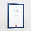 Cornice per foto in legno Effect profilo 43 royalblau 13x13 cm vetro museale