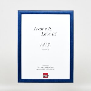 Cornice per foto in legno Effect Profil 43 royalblau 13x18 cm vetro museo