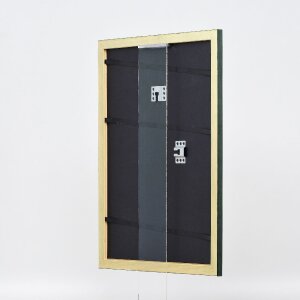 Cornice per foto in legno Effect Profilo 43 Tannegreen 18x27 cm Vetro museale