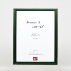 Cornice per foto in legno Effect Profilo 43 Tannegreen 18x27 cm Vetro museale