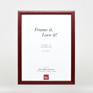 Cornice per foto in legno Effect Profil 43 Rosso 21x29,7 cm Vetro museale