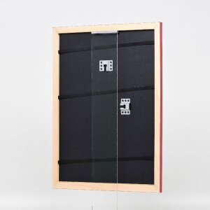Cornice per foto in legno Effect Profil 43 rosso lucido 23x70 cm vetro museale
