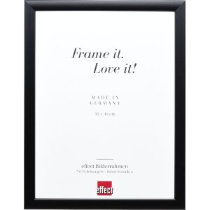 Cornice per foto in legno effect Profil 43 Nero 25x50 cm...