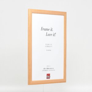 Cornice per foto in legno Effect Profilo 43 natur 25x80 cm Vetro museale