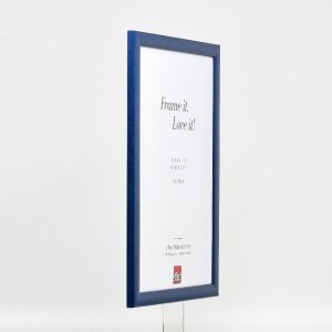 Cornice per foto in legno Effect Profil 43 royalblau 30x30 cm Vetro museale
