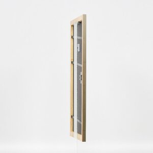 Cornice per foto in legno Effect Profilo 43 Argento 35x100 cm Vetro museo