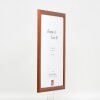 Cornice per foto in legno effect Profilo 43 Marrone 40x60 cm con vetro museale