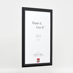 Cornice per foto in legno Effect profilo 43 nero lucido 42x59,4 cm vetro museo