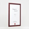 Cornice per foto in legno Effect Profilo 43 Rosso 50x100 cm Vetro museale
