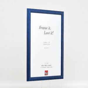 Cornice per foto in legno Effect Profil 43 royalblau 50x50 cm con vetro museale