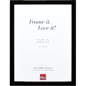 Cornice per foto in legno Effect profilo 43 nero lucido...