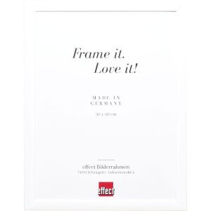 Cornice per foto in legno Effect profilo 43 bianco lucido...