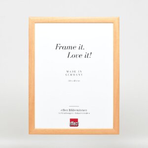 Cornice per foto in legno effect Profil 43 Natur 60x80 cm con vetro museale