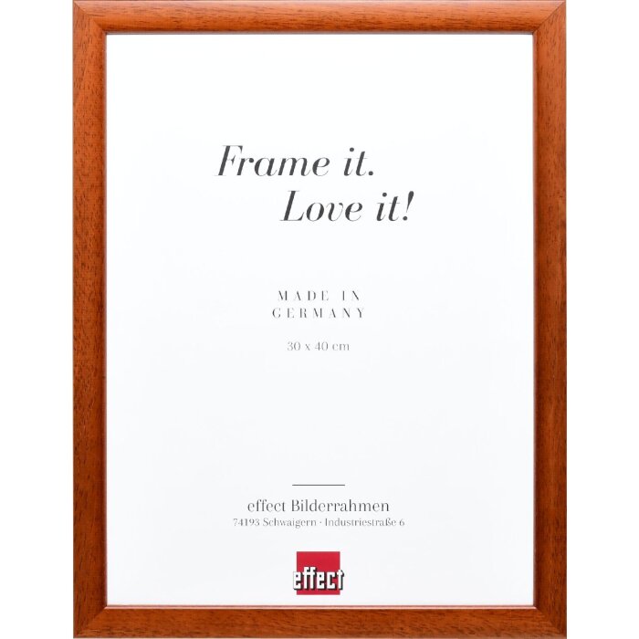 Cornice per foto in legno Effect Profil 43 Marrone 59,4x84,1 cm Vetro museale