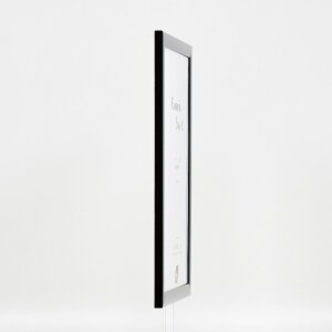 Cornice per foto in legno Effect Profilo 43 Nero Lucido 60x90 cm Vetro Museo