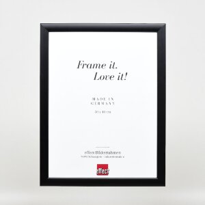 Cornice per foto in legno Effect Profilo 43 Nero 70x70 cm Vetro museale