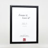 Cornice per foto in legno effect Profil 43 Nera 14,8x21 cm con vetro museale