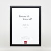 Cornice per foto in legno Effect Profilo 43 Nera 10,5x14,8 cm Vetro museo