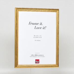 Cornice in legno Profilo 44 Oro 10x15 cm Vetro Museo