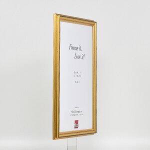 Cornice per foto in legno Effect Profilo 44 Oro 18x27 cm Vetro museale