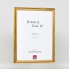 Cornice per foto in legno Effect Profilo 44 Oro 30x45 cm con vetro museale