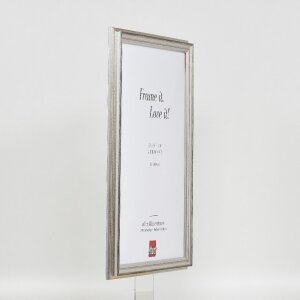 Cornice per foto in legno Effect Profilo 44 Argento 40x40 cm vetro museo