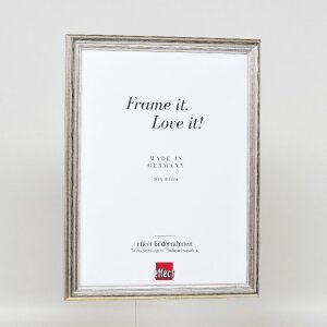 Cornice in legno Effect Profilo 44 Argento 50x75 cm con vetro museale