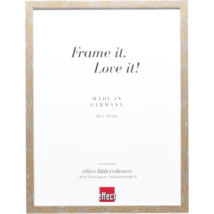 Cornice per foto effect Profilo 51 Antik Silver 18x27 cm Vetro Museale