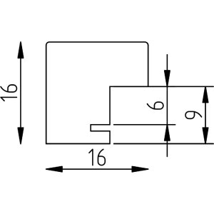 Cornice per foto in legno profilo 51 antikgold 24x30 cm vetro museale