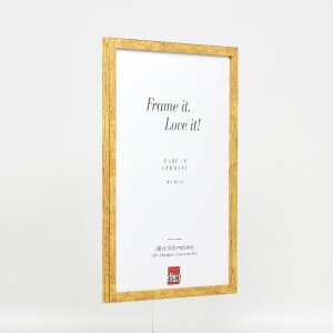 Cornice per foto in legno Effect Profilo 51 Antikgold 25x80 cm Vetro museale