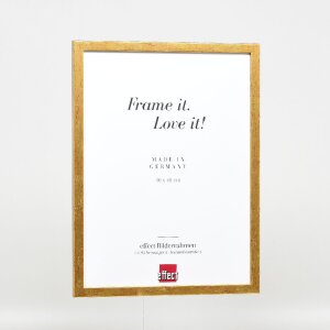 Cornice per foto in legno Effect Profilo 51 Antikgold 30x30 cm Vetro museale