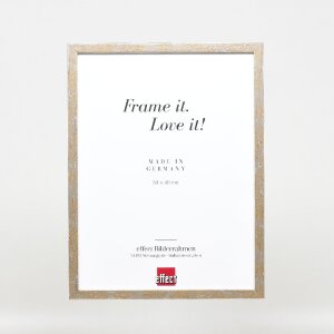 Cornice per foto in legno effetto 51 antico argento 42x59,4 cm vetro museo