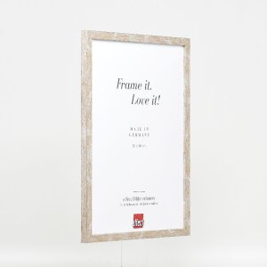 Cornice in legno Effect Profilo 51 antico argento 45x60 cm vetro museale