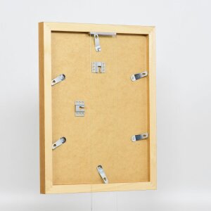 Cornice effetto legno Profilo 52 rovere 15x20 cm vetro museo