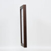 Cornice in legno effetto profilo 52 marrone scuro 30x40 cm vetro museo